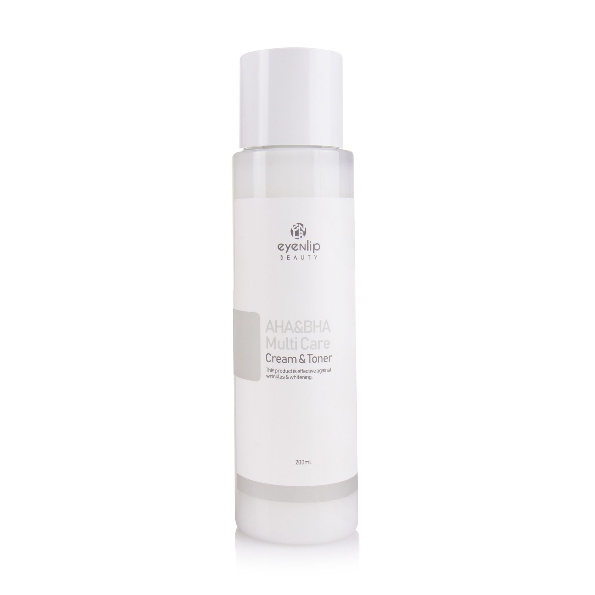 Крем-тонер для обличчя Eyenlip Aha &amp; Bha Multi Care Cream &amp; Toner 2 в 1 з кислотами, 200 мл